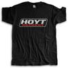 Футболка мужская летний топ футболки HOYT Стрельба из лука Охотник Луки ЛОГОТИП Черная футболка новая модная футболка мужчина топ