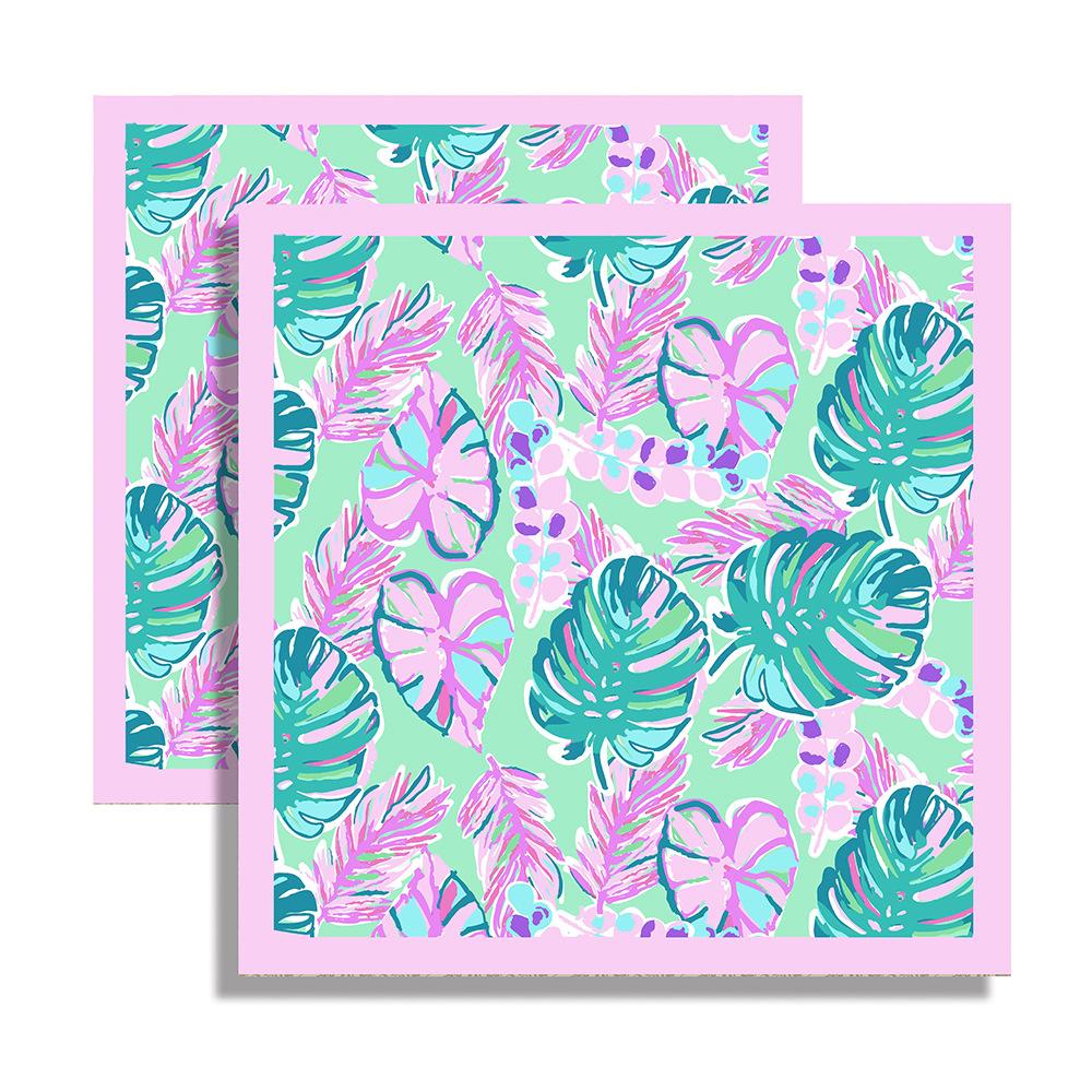 70 * 70 Солнцезащитный маленький квадратный шарф с большим принтом, женский шелковый шарф, тонкий легкий солнцезащитный шарф, повязка на голову