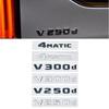 3D NIGHT EDITION Emblem for Benz V-Class W447 V260L V200d V220d V250d V300d V350d Fender & Trunk Logo Sticker Accessori