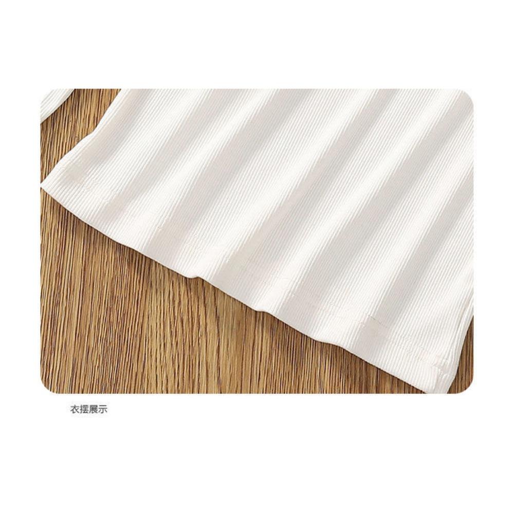 Базовая рубашка для девочек, весна и осень, полувысокий ворот, рукава-фонарики, утолщенная детская футболка с длинными рукавами, женский топ