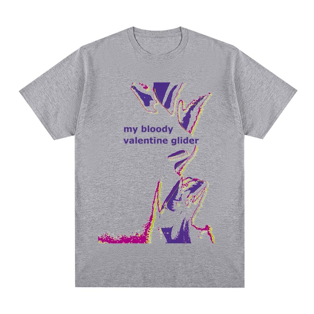 My Bloody Valentine 90-х Классика Slowdive Jesus and Mary Chain Футболка Хлопок Унисекс Футболка Новая Женская Одежда Харадзюку