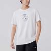 Puma Team Graphic Embroidered Casual Print Crew Neck Short Sleeve T-Shirt Men Tops White 627121-02