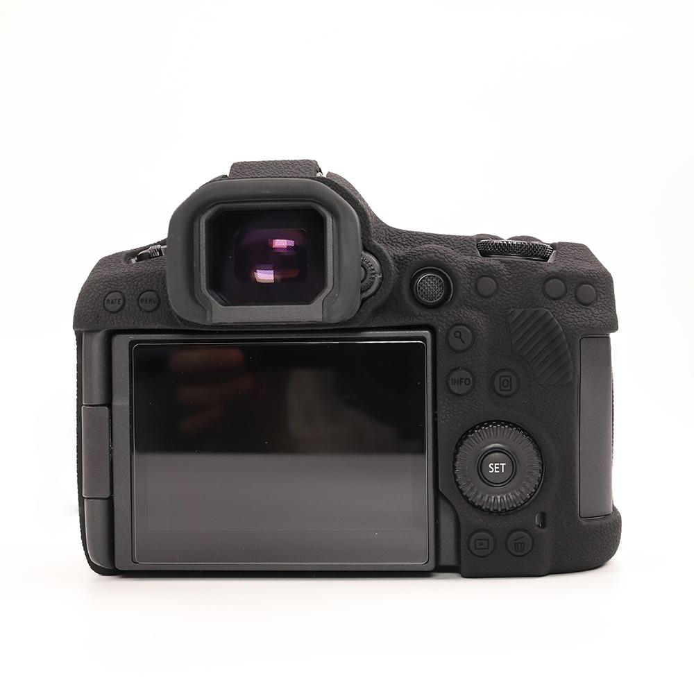 Для Canon EOS R5 Mark II Текстурированный чехол для камеры Защитная силиконовая крышка против царапин
