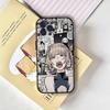 Чехол для телефона с дизайном аниме «Зов ночи» Для iPhone17,16,15,14,13,12,11 Plus,Pro Max,Мягкий черный чехол