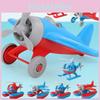 Прочная пластиковая модель самолета игрушка мультяшный пляжный самолет истребитель времен Второй мировой войны вертолет красный/синий