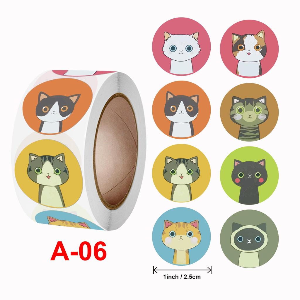 Около 500 шт., милые мультяшные наклейки с животными, наклейки для учителей, награды, спасибо, сделай сам, подарочные украшения ручной работы, этикетки, канцелярские принадлежности