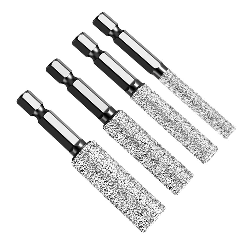 Алмазные сверла для сухого сверления 6 мм/8 мм/10 мм/12 мм Алмазная кольцевая пила с шестигранным хвостовиком для сверления и шлифования с быстрой заменой