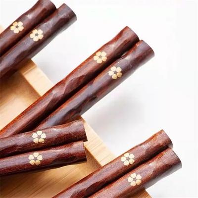5 пар Японские деревянные палочки для еды Нескользящий дизайн Суши палочки Многоразовые Китайская Корейская кухня Палочки для ресторана Дома