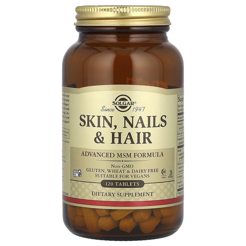 Skin, Nails & Hair, Advanced MSM Formula, 120 Tablets
