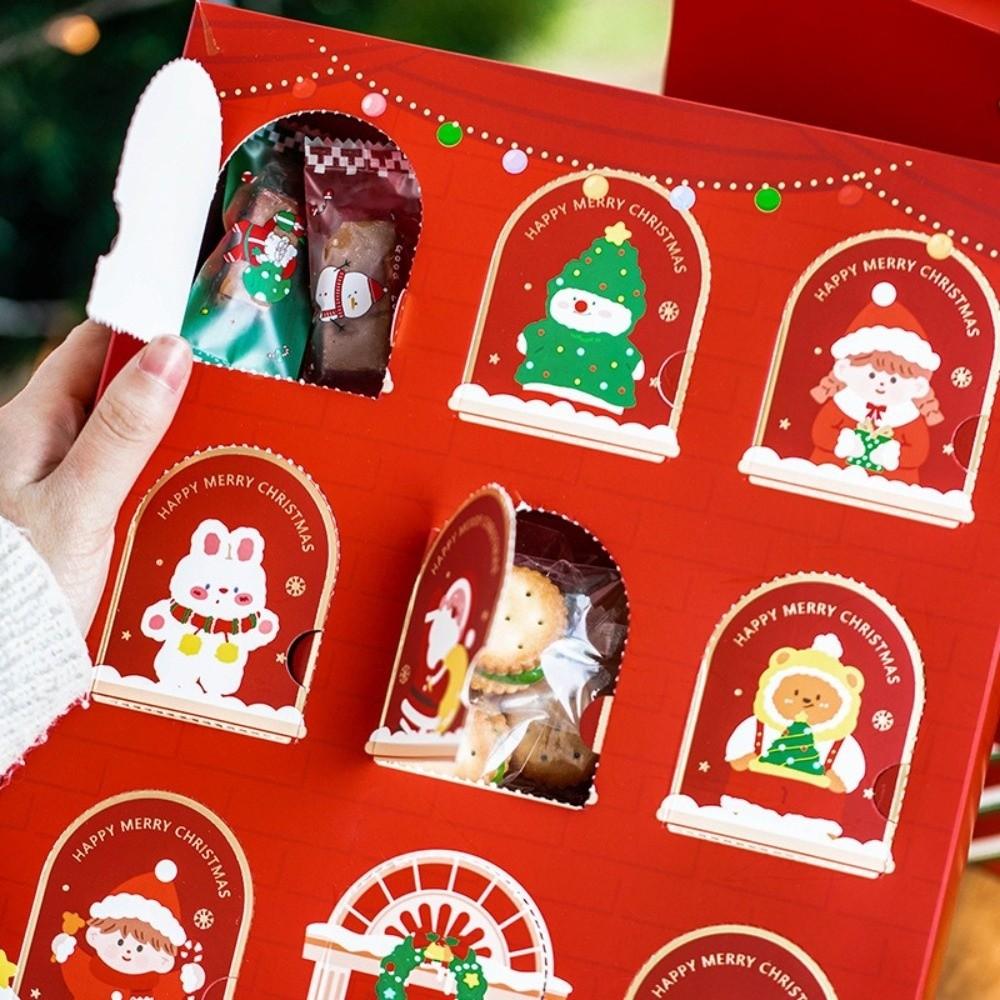 Christmas Pattern Christmas Mystery Box Empty Packaging Box Poke Gift Box Christmas Party Favors