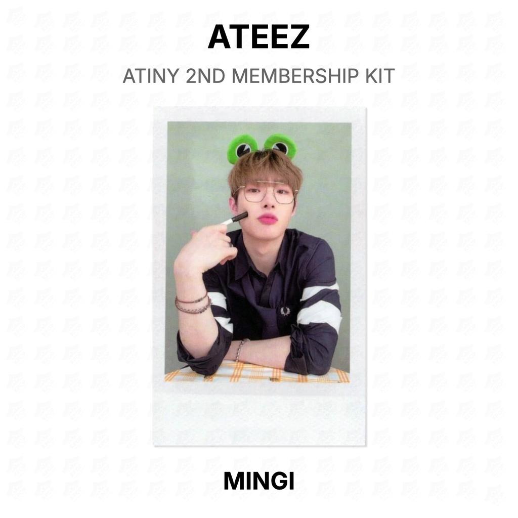 ATEEZ ATINY 2-й Набор Члена Клуба Официальная Фотокарточка