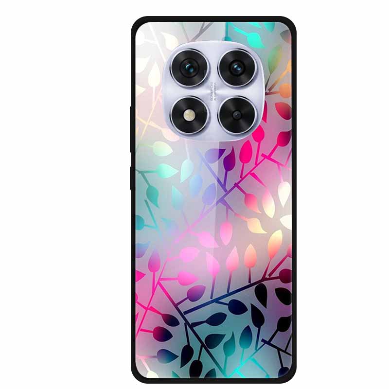 Жесткий чехол-книжка для Xiaomi Redmi Note 14 Pro 5G, чехол с мягким бампером, чехол из закаленного стекла для Redmi Note 14 Pro 4G, чехол Note14 Pro