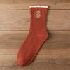 Female Spring and Autumn Fashion New Cotton Lovely Tube Socks