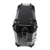 2PCS Motorcycle Side Box 35L Large Capacity Aluminum Alloy Hard Saddlebag with   Lock and Handle Replacement for  