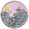 Moomin Arabia Wooden Classic Friends 1076286 [Officially Imported] Tray, 35cm, Forever,