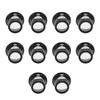 10PCS 10X Watchmaker Loupe Profession Optical Lens Portable Jewelers Loupe 10X Eyepiece for Watch