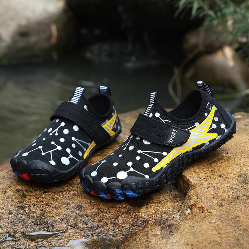 Детская обувь для воды Студенческая босоногая Быстросохнущая пляжная обувь для плавания Аквашузы Для фитнеса в помещении Беговая обувь Летняя уличная