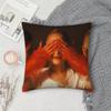 Singer A-Ariana G-Grande Hot Album Pillow Case Square Double-Sided Printing Short Plush Sofa Cushion Cover Bedroom  Pillow