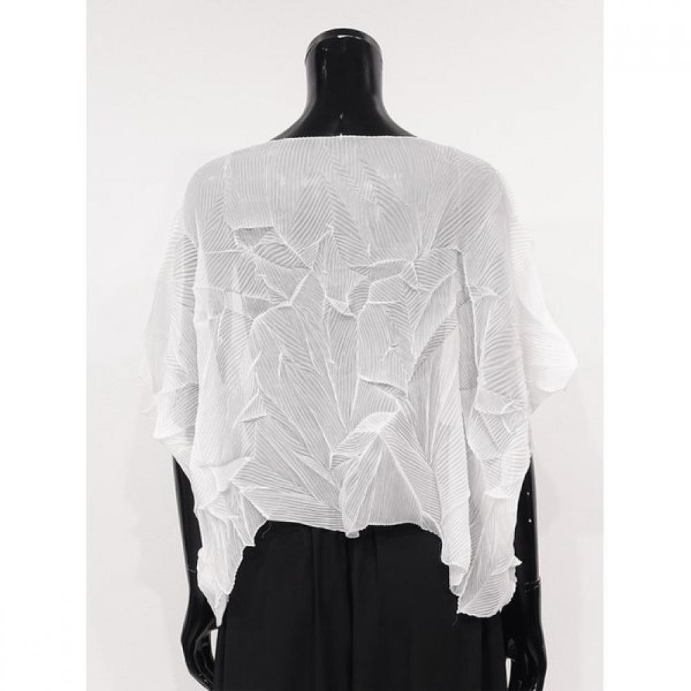 Specchio Sheer Pleated Tee  461 134 