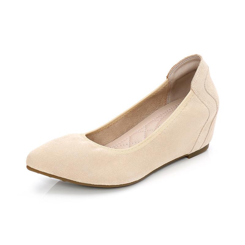 Shoes Spring and Autumn Flight Attendants Work Shoes Black Professional Work Comfortable Soft Soled Hotel Slope Follow Up Shoes