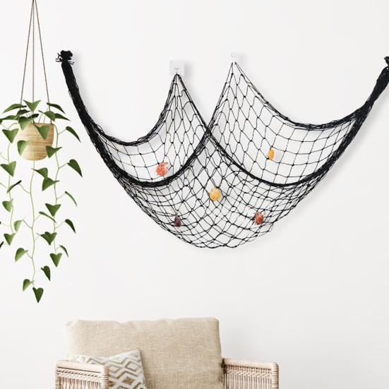 Mediterranean Fishing Wall Decor Wall Decor Ornamental Netting Net for Beach Parties Nautical Themes And Baby Showers