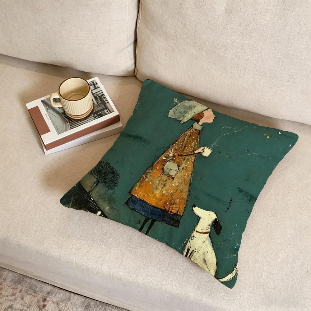 S-Sam Toft Арт Наволочка для подушки Ткань Мягкая Мебель, Наволочка, Чехол на подушку, Подушка для дивана, Декор для дома