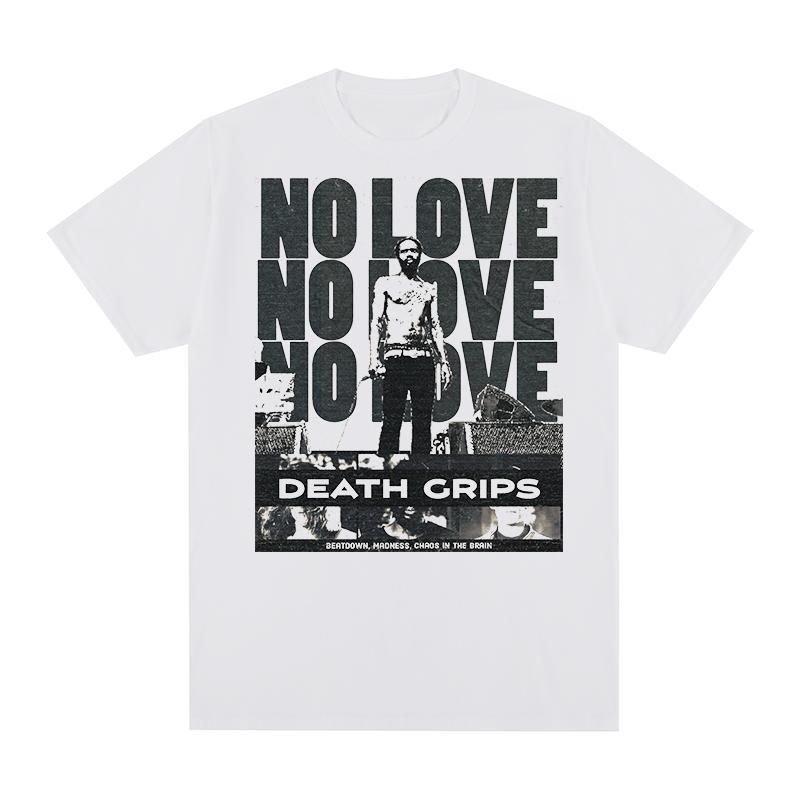 Death Grips No Love Vintage Tshirt Hip Hop Rap Rock Punk Cotton Men T shirt New Tee Tshirt Womens Tops
