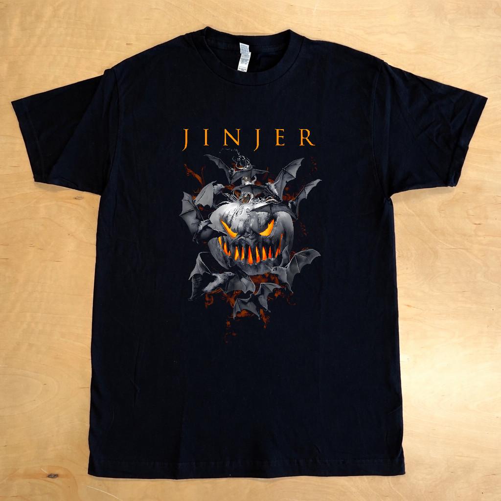 JINJER. Band Halloween Collection T-Shirt, Fan Gift, Sizes S to 4xl