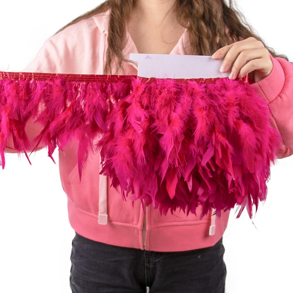 Разноцветная натуральная отделка из перьев индейки, лента из перьев марабу, украшение для свадебного платья, юбки, шитье, рукоделие 10-15 см