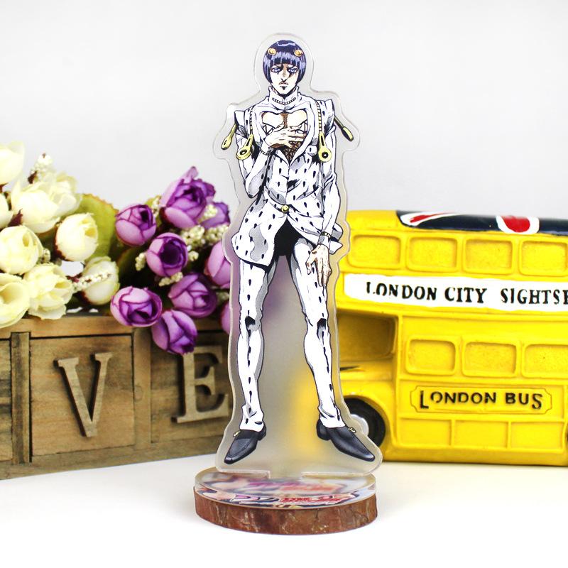 Высококачественный Акриловый Стенд Персонажа из Аниме JOJO's Bizarre Adventure Золотой Ветер Фигурка-Дисплей Дропшиппинг Аниме Мерч