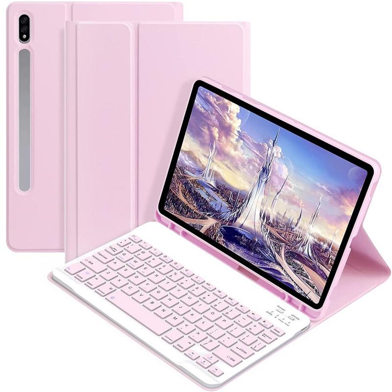 Чехол-клавиатура Magic Keyboard для планшета Samsung Galaxy Tab S10 Plus 12.4 Ultra 14.6 кожаный Galaxy Tab S10 S9 FE 12.4 SM-X820/X826B/X828U Bluetooth-клавиатура