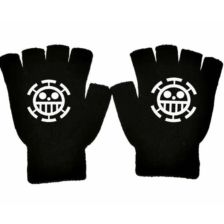 Наруто Саске Какаши Аниме Онлайн Игра Периферийные Перчатки Полупальцевые Хлопок Теплые Осенние и Зимние Студенты