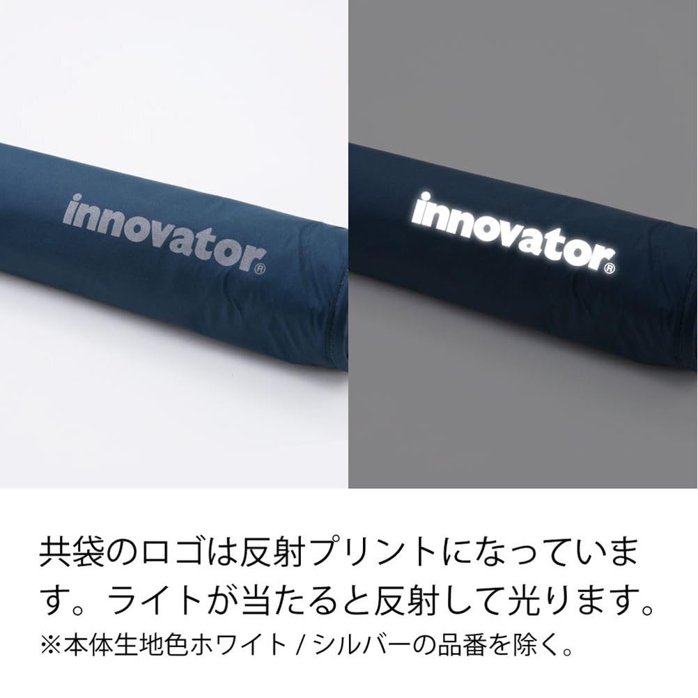 ogawa Широкий складной для защиты от солнца и УФ-излучения и степени затенения или тепла Вода Бледный на молнии для хранения 18724 Зонт, Ручное открытие, 60см, Инноватор,