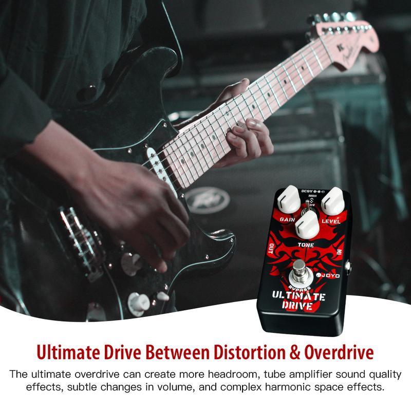 JOYO JF-02 ULTIMATE DRIVE Create Quality Tube Amplifier Sound Effects Bordering-on-Distortion Overdrive Guitar Pedal