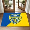 Коврик с дизайном футбольного клуба Leeds United из кристаллического бархата, мягкий декоративный коврик для спальни, прихожей