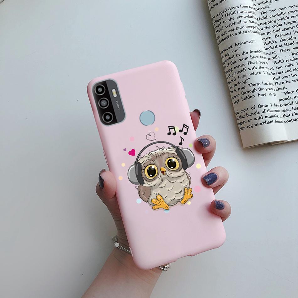 Чехол для OPPO A53S 2020 Мультяшный Coque Сердце Нарисованный Силиконовый Задняя Панель Телефона Для oppo a53s A 53s A53 s oppoa53 2020 Чехол-Ракушка