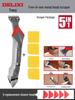 Delixi Multifunctional Caulking Tool: Glue Scraper, Smoothing Blade, Beauty Seam Tool.
