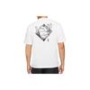 Nike Men's Jordan Dri-FIT Zion Basketball Printing Sports Knit Round Neck Short Sleeve White T-Shirt DH0593-101