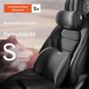 Memory Foam Car Headrest Lumbar Cushion with Neck Pillow for Seat Support.