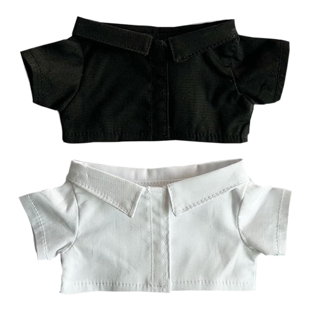 Nianyyhouse 10см 15см 20см мягкая одежда для животных, простая рубашка, рубашка, кукла из хлопка, аксессуары (а2, 10см)