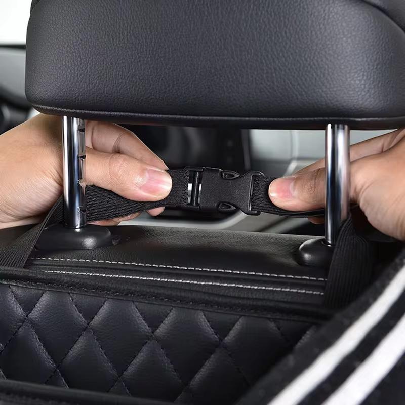 sdbn7 Car Back Seat Organizer Bag Foldable Storage Bag Carry Bag For Seat Leon Ibiza Alhambra Exeo Altea Arona Mii IBL Car Accessories