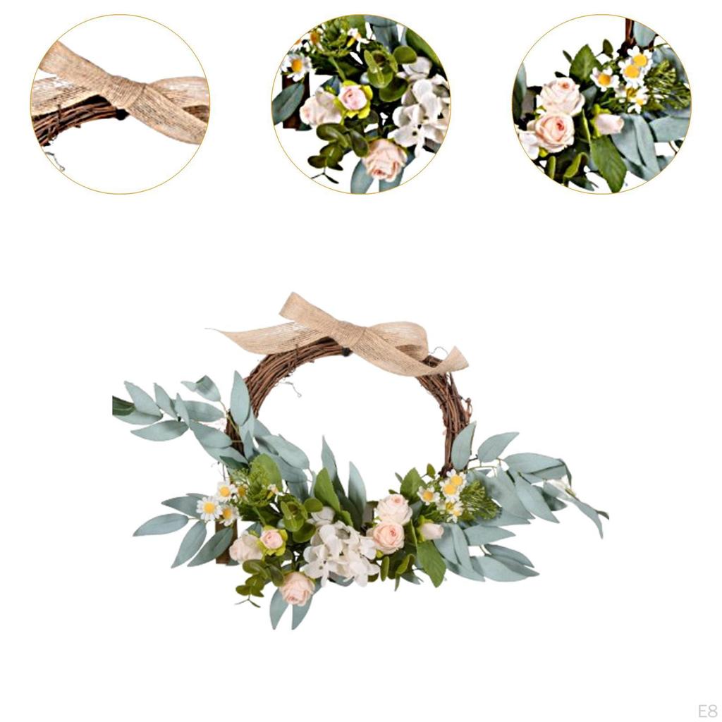 Floral Wreath for Front Door Decorative Piece Weddings And Celebrations
