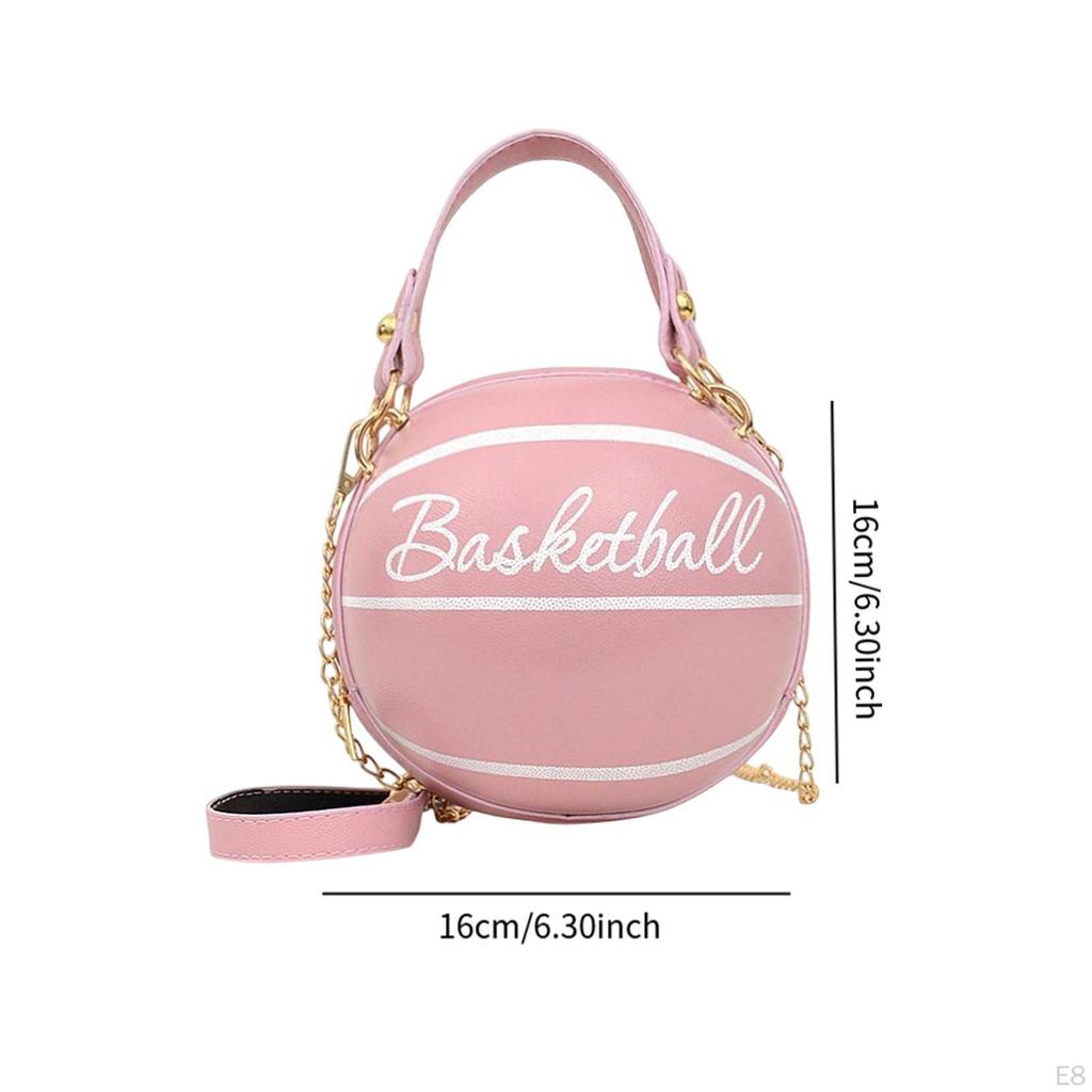 Сумка-клатч в форме баскетбольного мяча на молнии из искусственной кожи для телефона в отпуске