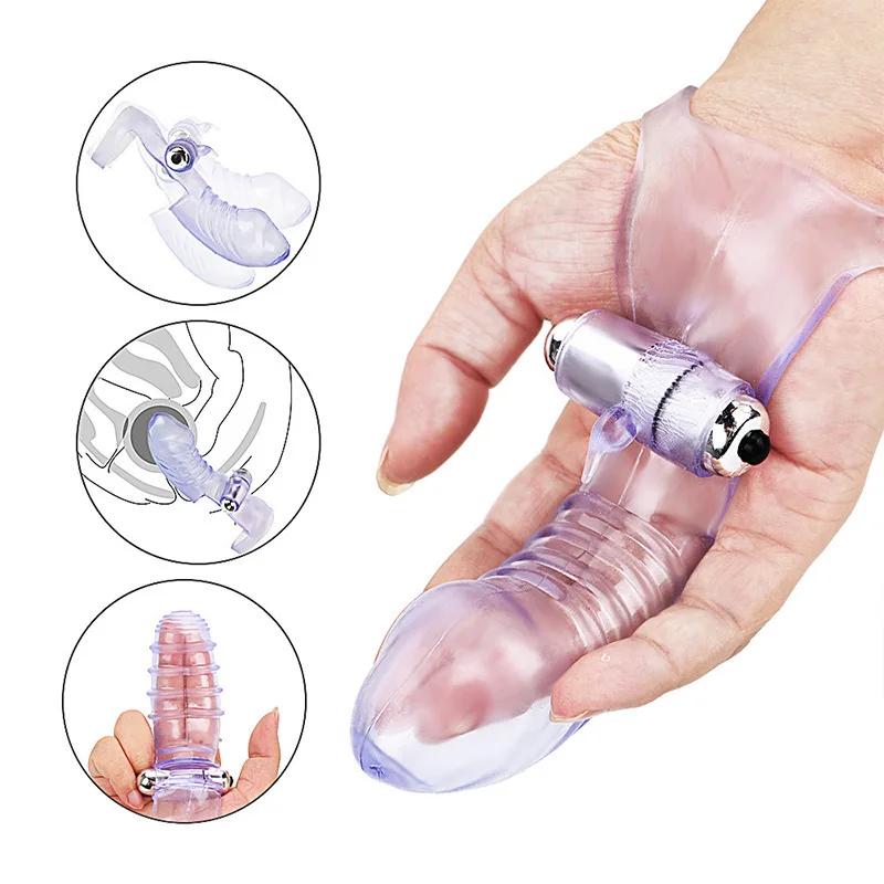 G-spot Stimulation Finger Vibrator for Women Men Nipples Clitoris Prostate Vibrating Massager Female Masturbation Sex Toys 18+