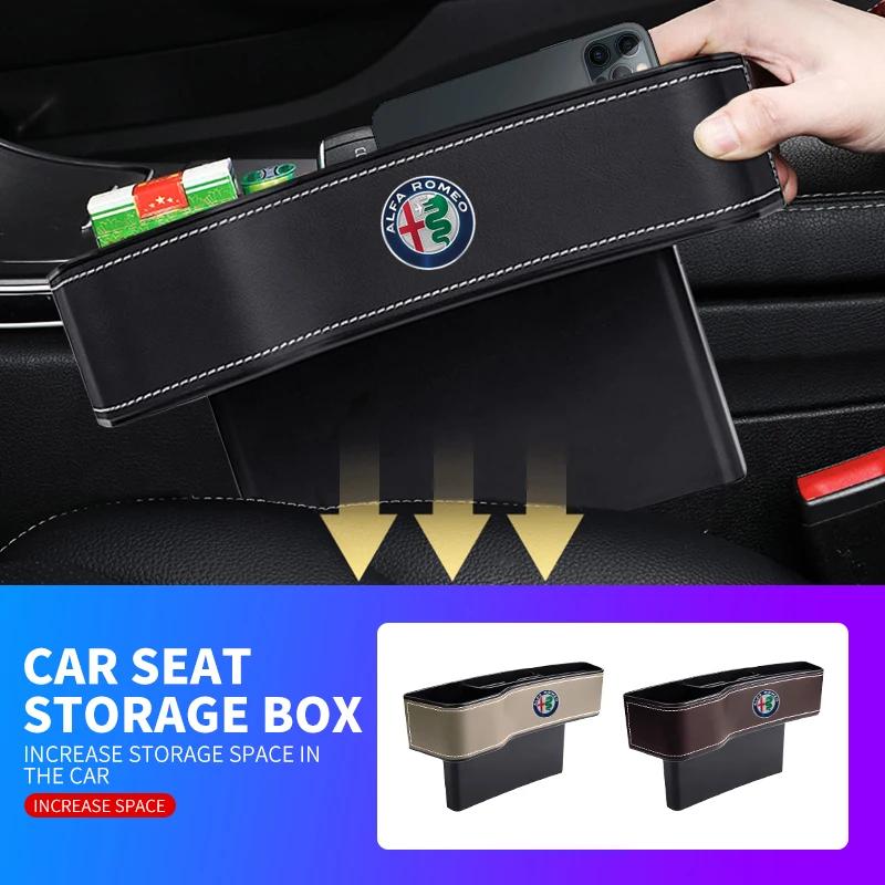 Car Seat Crevice Storage Filler Munti-functional Auto Organizer For Alfa Romeo 159 Giulietta Giulia 147 Mito 156 166 Stelvio