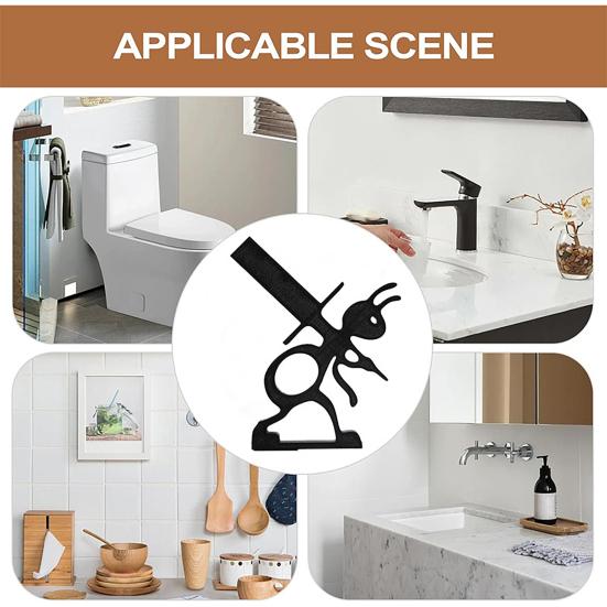 Держатель для рулона бумаги Муравей Милый держатель для туалетной бумаги в форме муравья Настольный держатель для туалетной бумаги Диспенсер для бумаги для дома Ванной Комнаты Кухни Декорация для Автодома