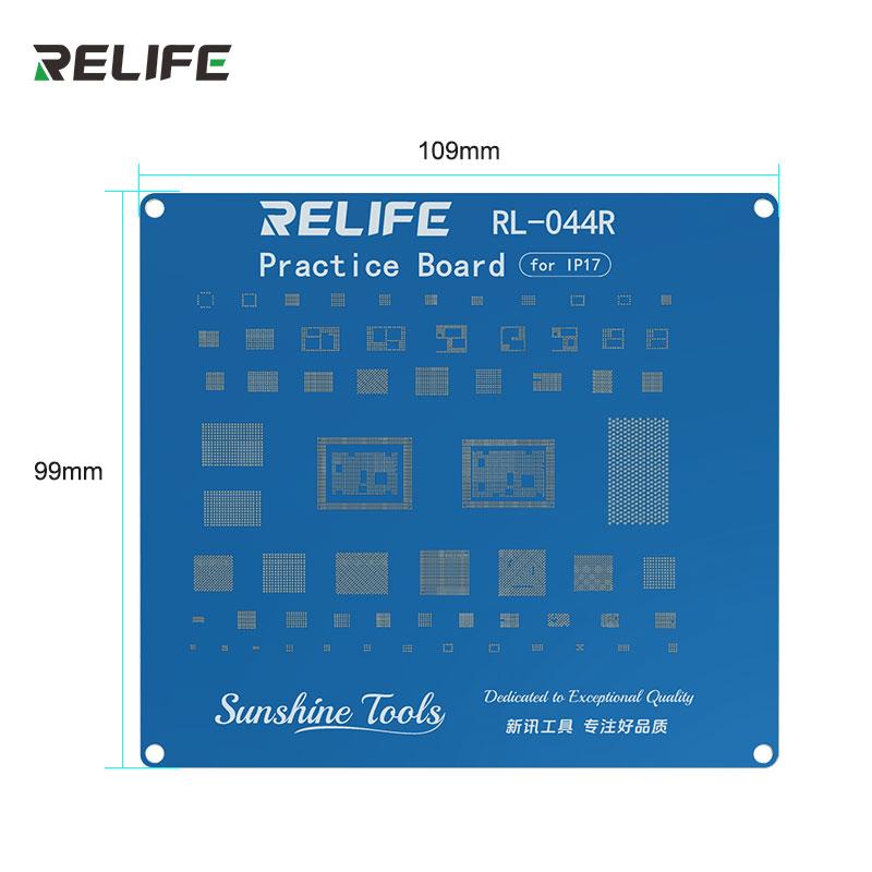 RELIFE RL-044R Плата для тренировки BGA-чипов для разъема чипа/перемычки Основа для разборки и сборки Шаблон для обучения пайке