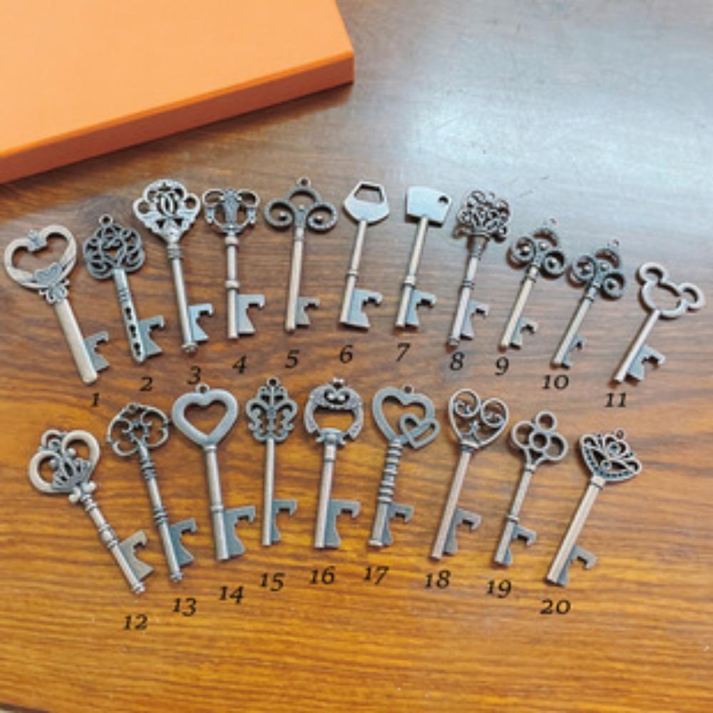 Vintage Key Pendant, Mixed, 12 Pieces/pack, DIY Antique Bronze Key Accessory, Notebook Pendant