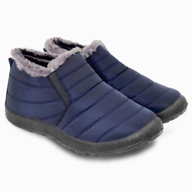 Men Shoes Sneakers Breathable Boots Men Winter Snow Boots Casual Men Winter Boots Ankle Sneakers Furry Warm Male Shoe Work Shoes