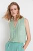 Women's Elegance Style Sweater Stone Soft Textured Knitwear Vest